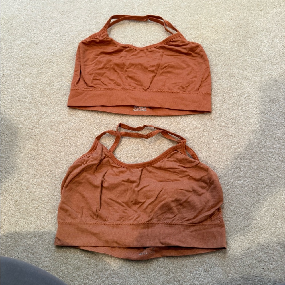 Abercrombie & Fitch Terracotta Sports Bra Set